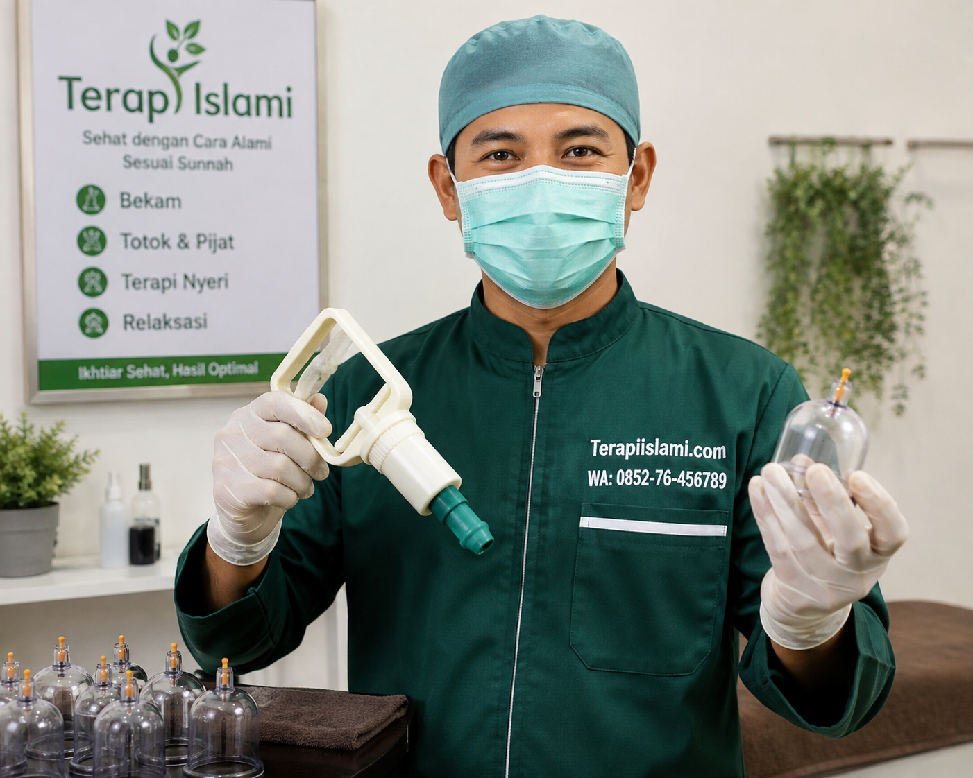 Terapis bekam bersertifikat Terapi Islami, Kisaran
